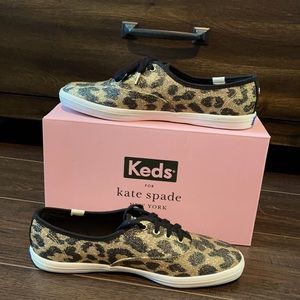 NIB Glitter Leopard KS Keds